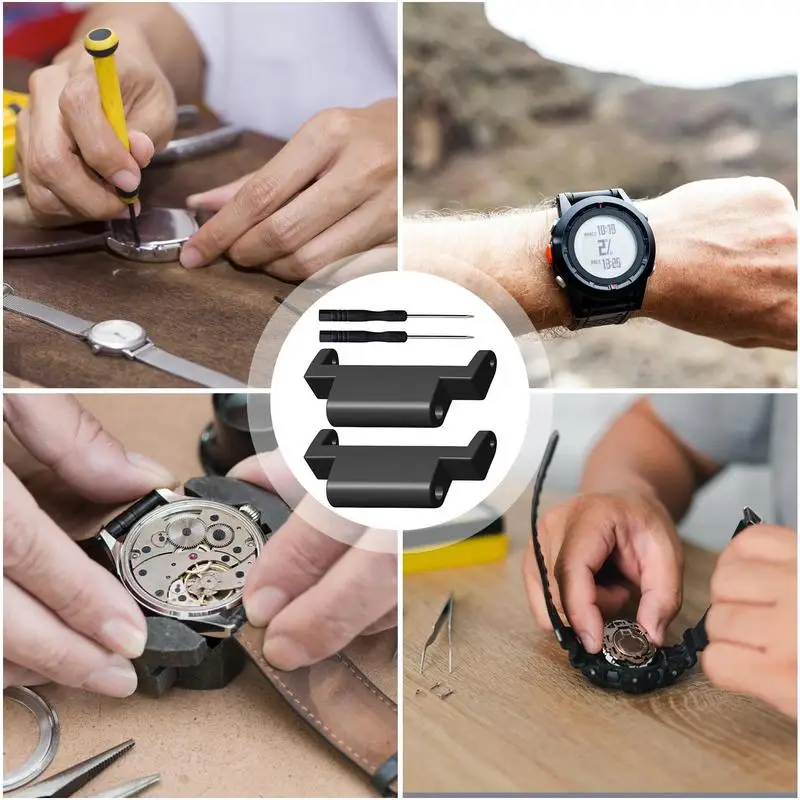 For Garmin ForerunnerConnector Rust-Resistant Watch Band Retainer for Garmin Flexible Smartwatch Repair Supplies Reusable