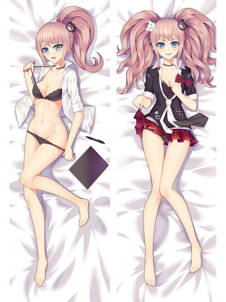 

Dakimakura Anime Pillow Cover Enoshima Junko Double Sided Print Life-size Body