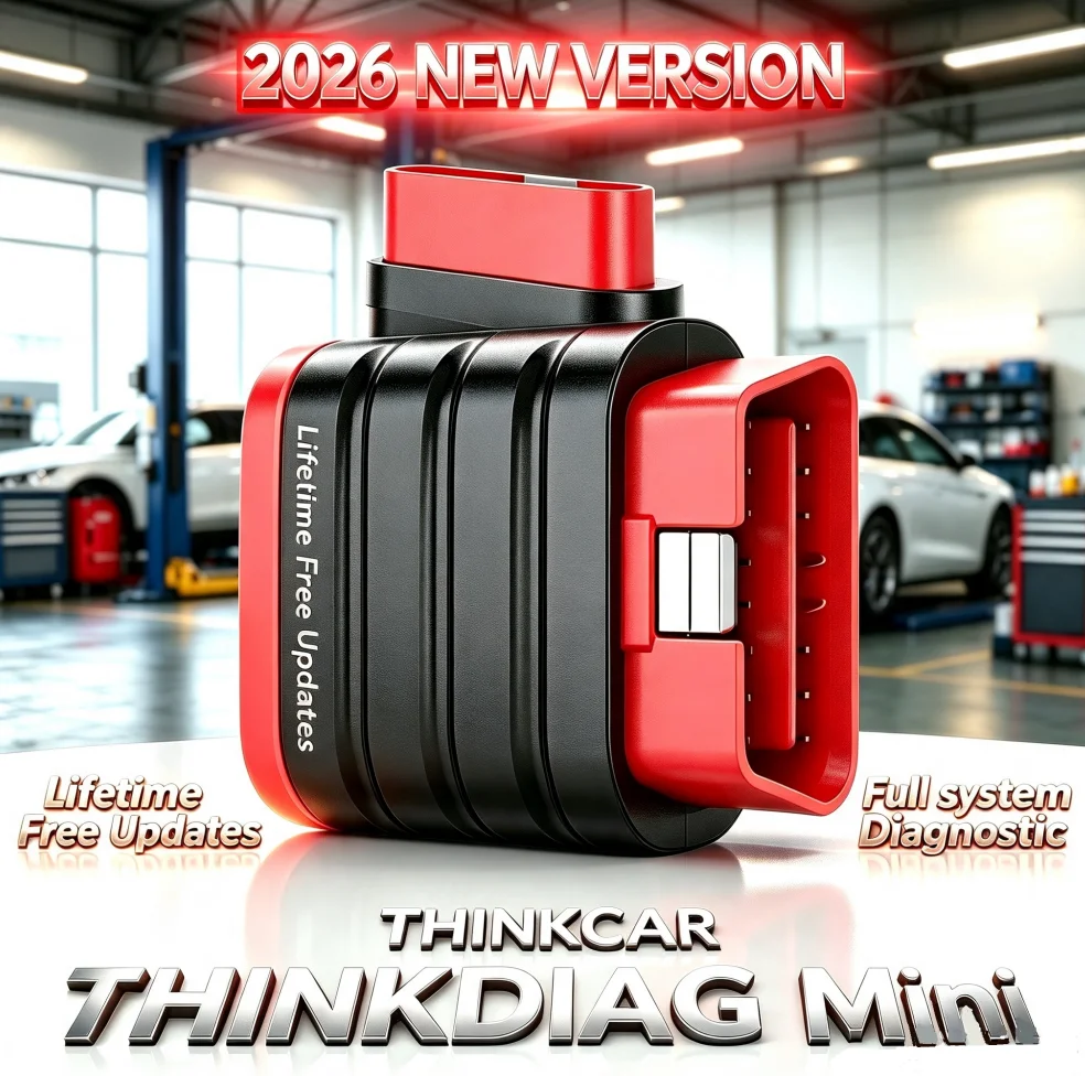 THINKCAR THINKDIAG MINI 2026 Bluetooth OBD2 Scanner Full System Automotive Diagnostic Tool Car Code Reader with Lifetime Free Updates