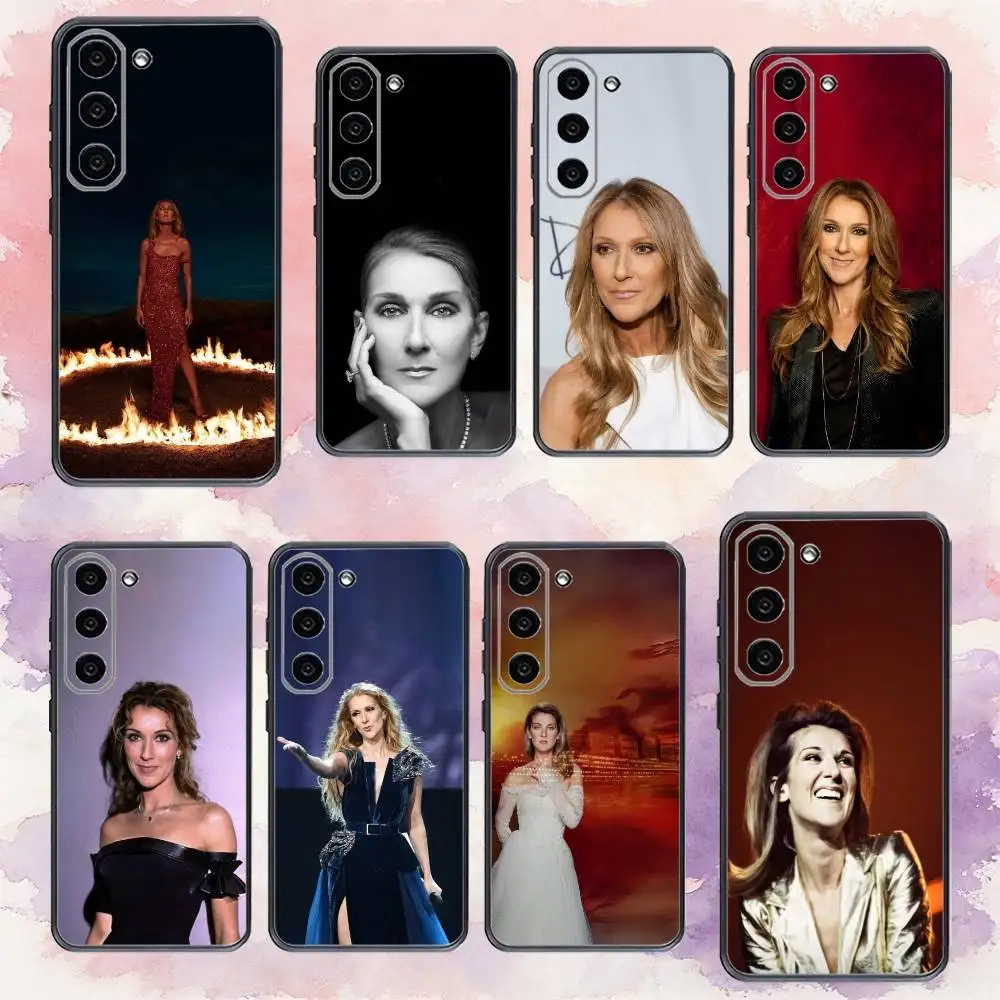 

S-Singer Celine Dion Phone Case For Samsung Galaxy A73,A72,A71,A70,A53,A52,A51,Others Soft Black Cover