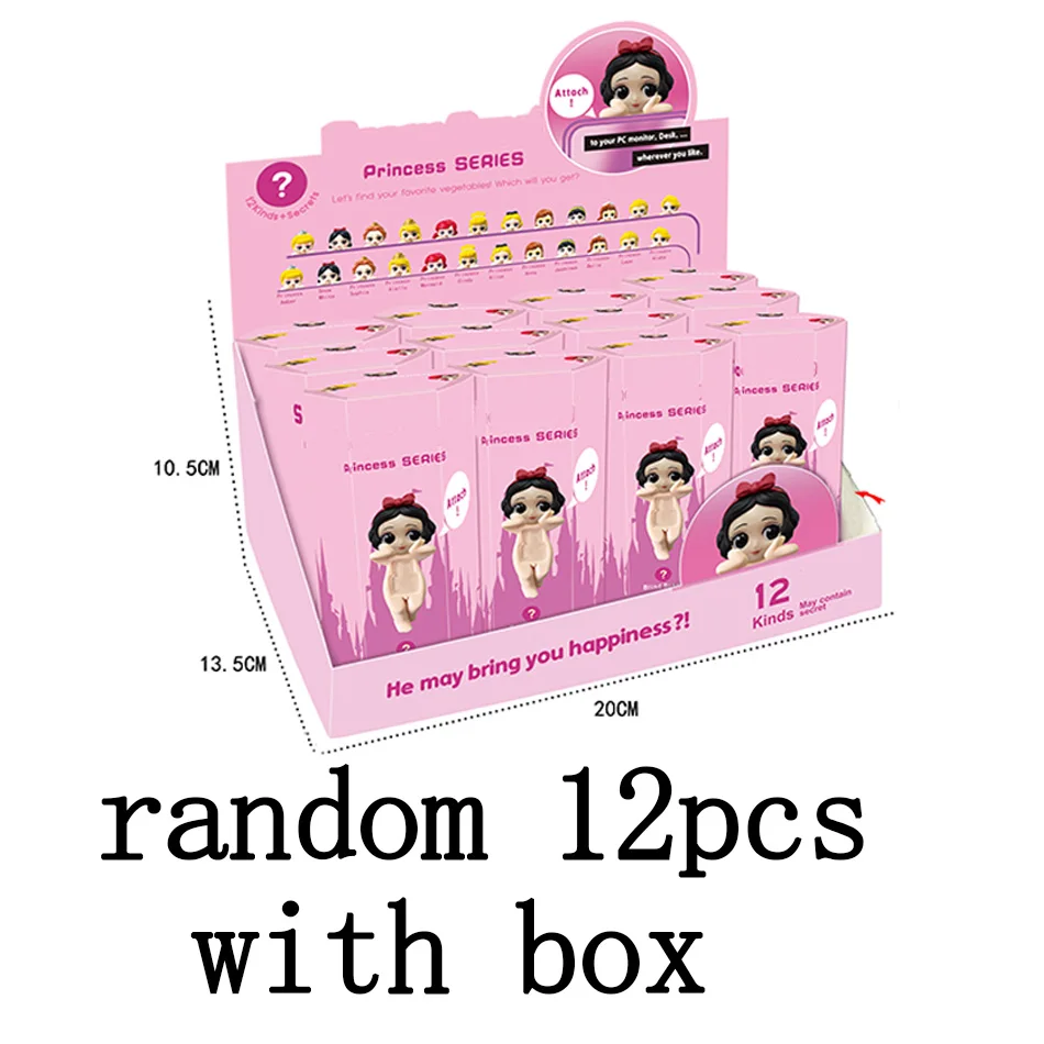 S 엔젤 피규어 프린세스 시리즈 블라인드 박스 귀여운 모델 컬렉션 장식품 애니메이션 인형 크리스마스 선물 어린이 장난감