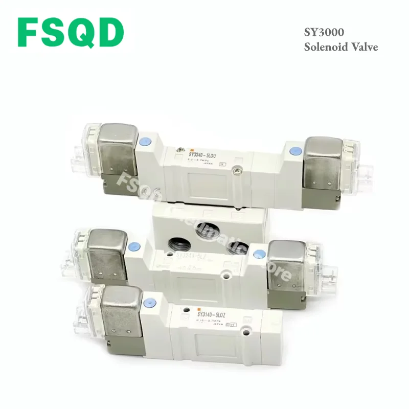 SY3120 SY3220 SY3320 SY3420 SY3520-5LZ 5LD 5L 5D 5DZD 5DZ 5DZE 5DD-C4 C6 M5 5-Port الملف اللولبي صمام SY3000/5000/7000