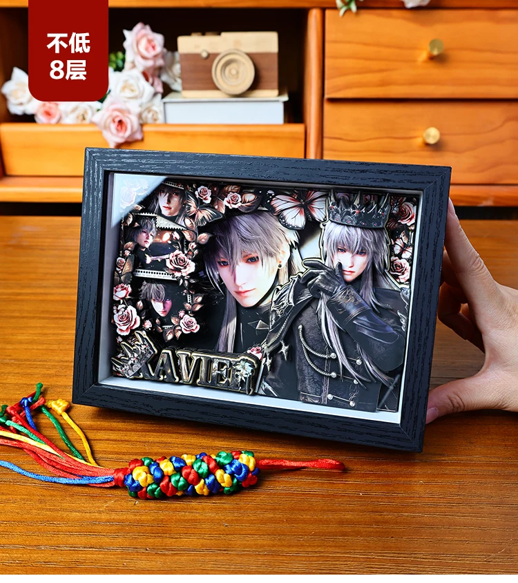 الحب والفضاء العميق ثلاثية الأبعاد الفن العدسي Xavier رافاييل زين سيلوس كاليب عالية ديف نظارات مجانية أنيمي تمثال عرض موقف هدية #6