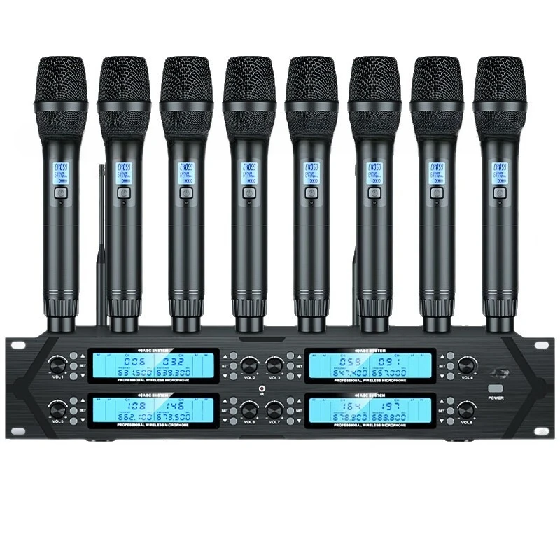 

Wireless microphone U-segment tunable frequency training speaker home