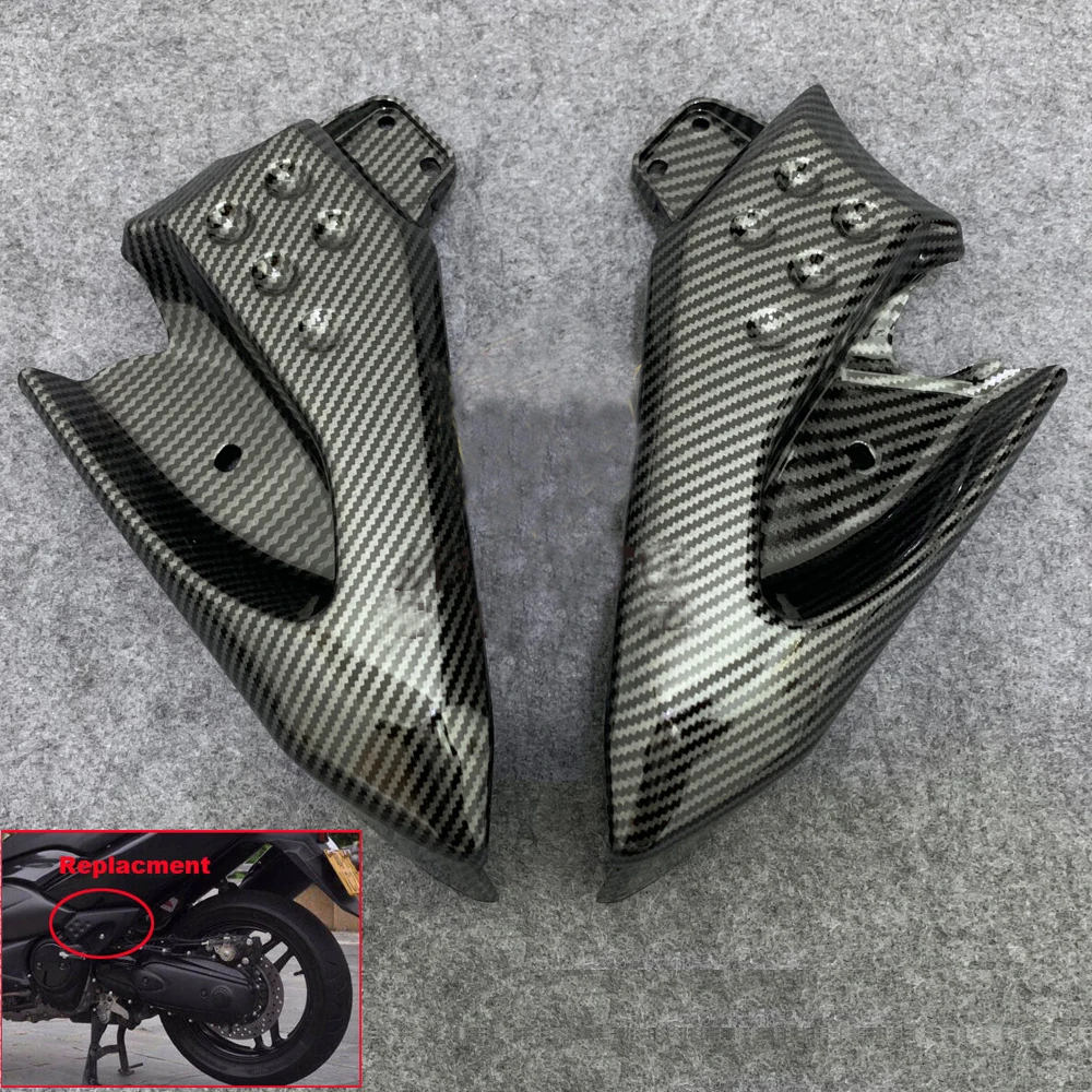 

TMAX 500 Footrests Footpeg Pedal Folding Rear Passenger Foot Rests Peg Fairing For YAMAHA TMAX500 2008 09 2010 2011 Carbon Fiber