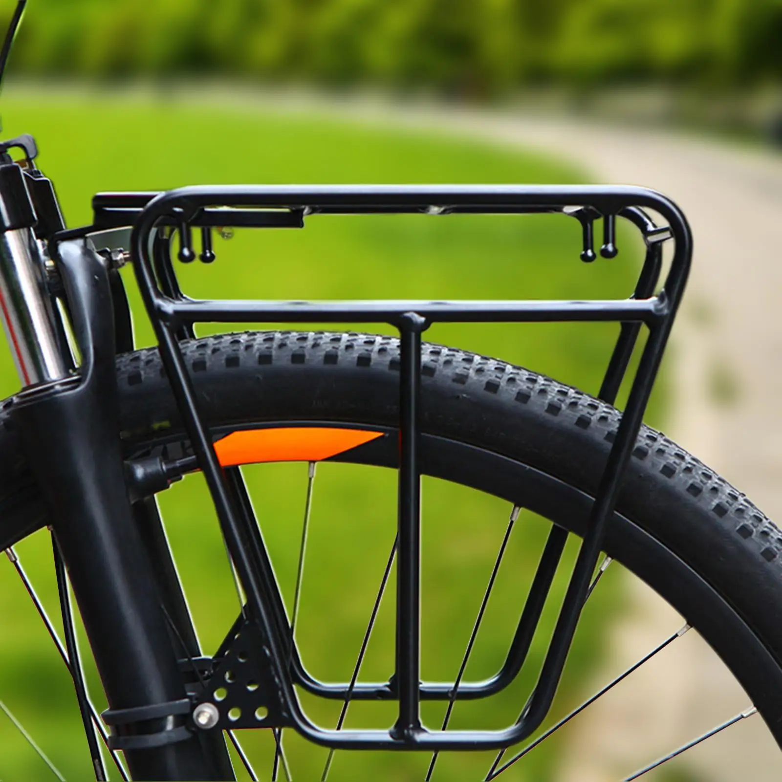 

Bike Front Rack Carrier Adults Maximum Load 55.12lbs Equipment Bicycle Front