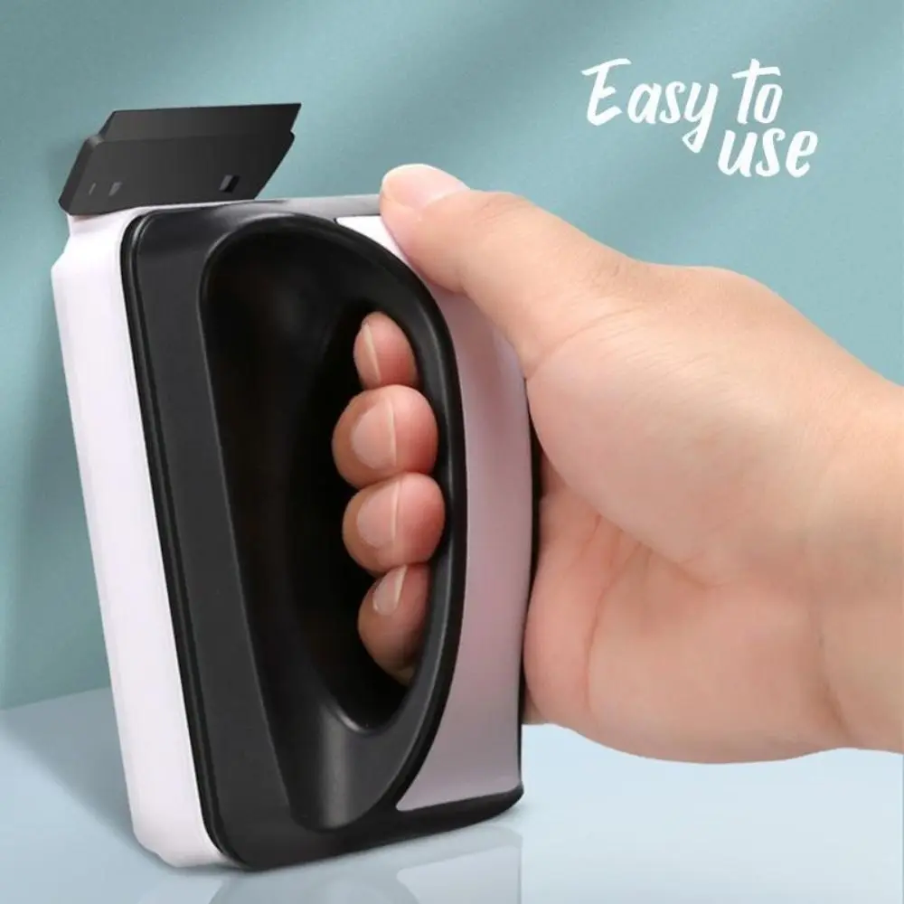 فرشاة تنظيف حوض السمك المغناطيسية القوية على الوجهين، فرشاة تنظيف حوض السمك العائمة مع تصميم موجة مكشطة #4