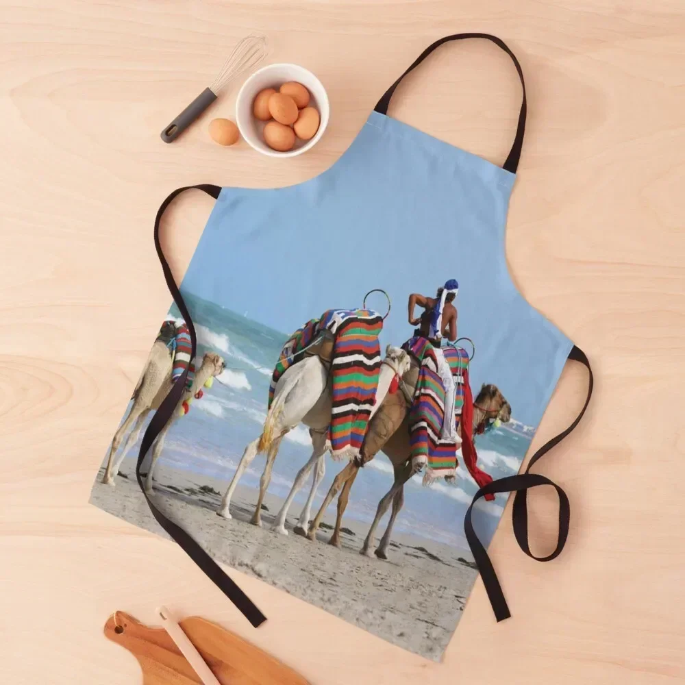

DJERBA TUNISIA Enjoy experiencing the best sea and most beautiful beach Apron Women's Dress men kitchen clothes Apron