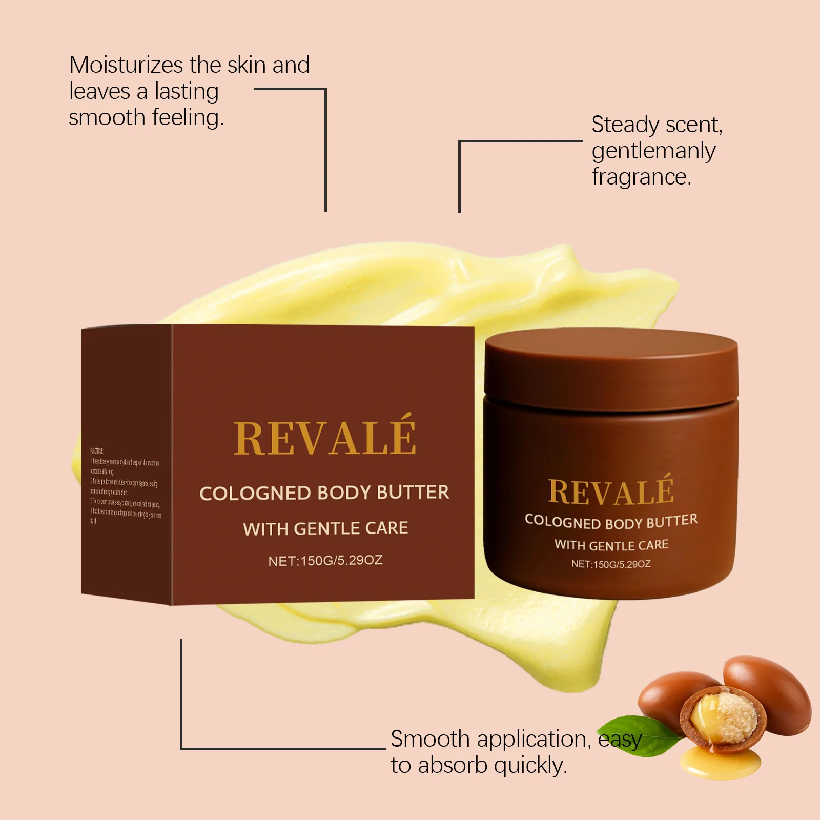 Sandalwood Men Body Cream Hydrate Rough Skin Refresh Body Repair Dryness Men First Choice Daily Use Non Greasy Body Moisturizer