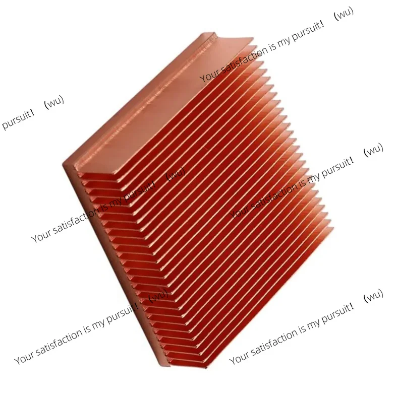 40X40x11mm Pure Copper Heatsink Skiving Fin DIY Heat Sink Radiator For Electronic CHIP IC Cooling Cooler