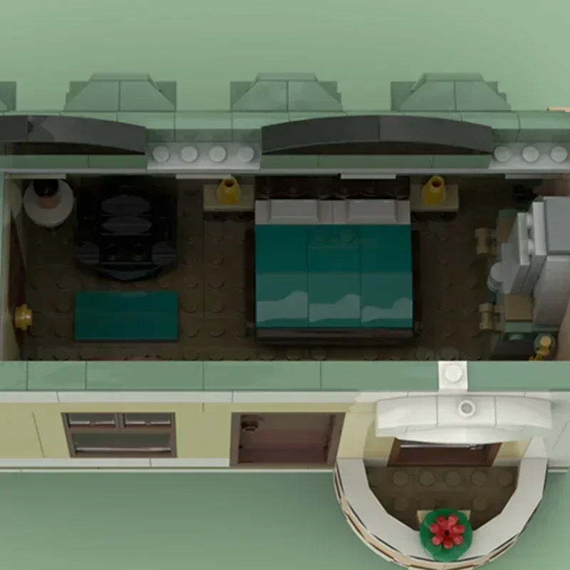 Modello modulare Street View Moc Mattoni da costruzione Boutique Fine Art Cafe Tecnologia Blocchi Regali Giocattoli di Natale Set fai da te Assemblaggio