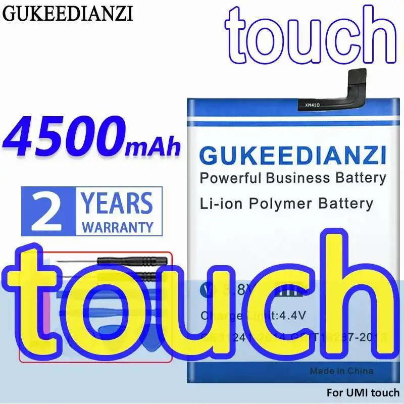 

Reliable Replacement 4500mAh Good Low-Temperature Performance For Umi Touch Mobile Phone Battery