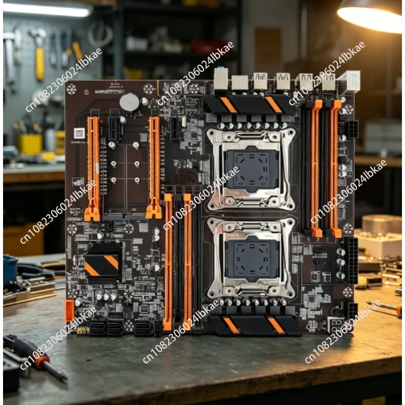 X99 dual-channel motherboard 2011v3 interface supports ddr4 memory 2678v3 desktop server multi-open package