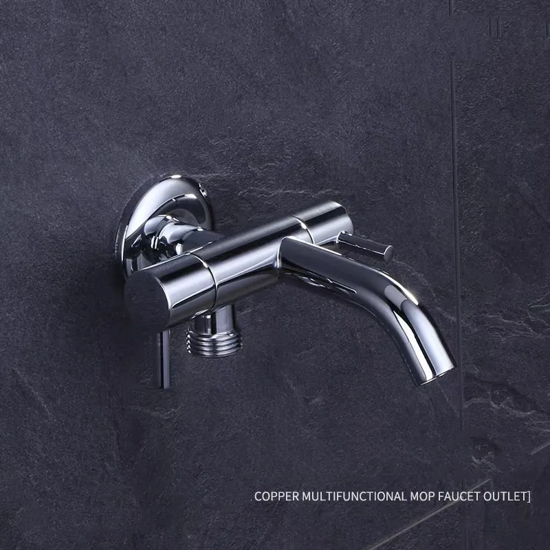 Maltifunction Mop Faucet Rubinetto Brass Washing Machine Crane Bico Redondo Outdoor Garden Bibcock Faucet Tap Wall Mounted Kraan