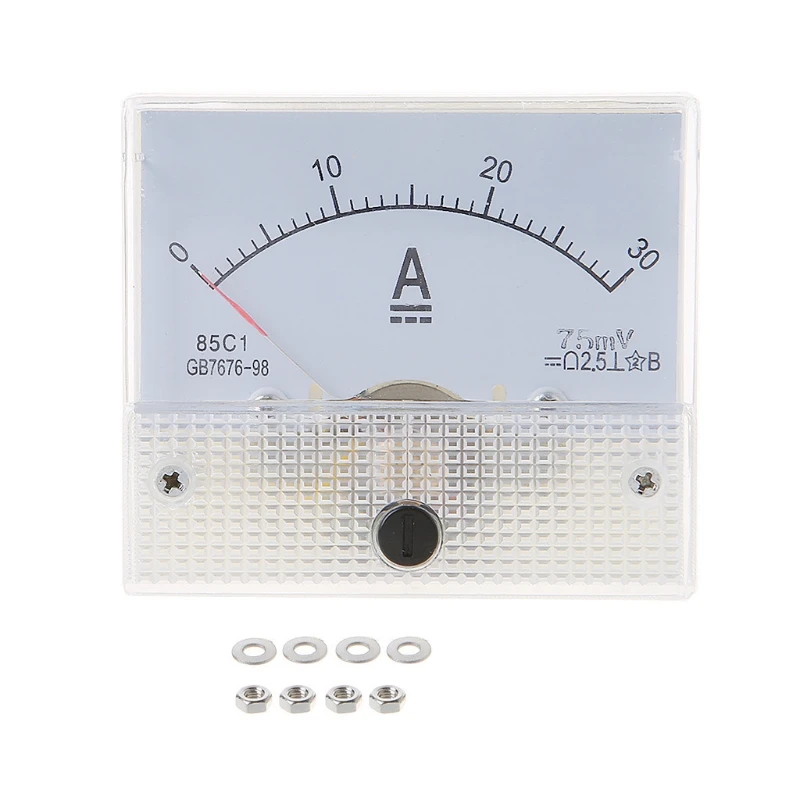 

Analog Current Panel 85C1 Amp Ammeter Gauge Milliamp Meter for Auto Circuit