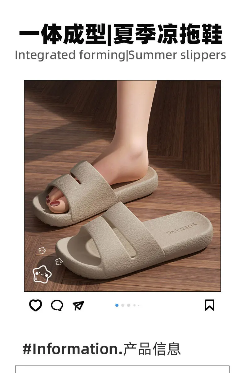 2026 Sommer Damen Hausschuhe Strand Flache Faltbare Sandalen Weiche Bequeme Rutschfeste Slides Indoor Outdoor Herren Badezimmer Flip-Flops – Detail 2