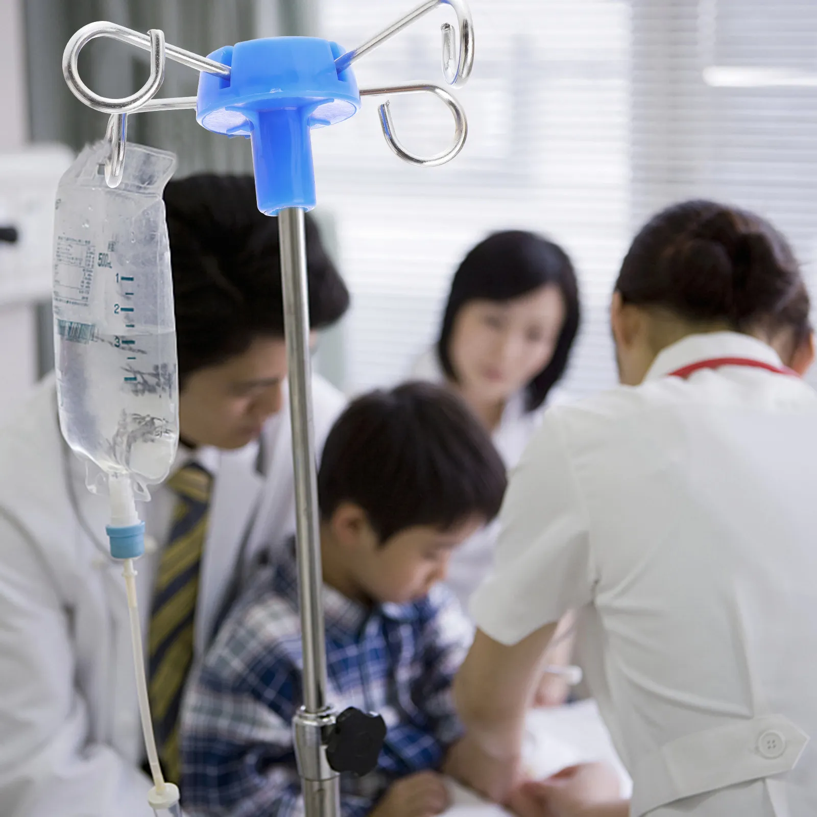 

Набор из 3 крючков для инфузионных стоек из нержавеющей стали, прочные вертикальные держатели для бутылок для клиник и больниц