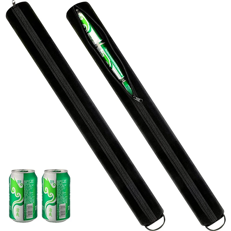 Beer Sleeves For Golf Bag , 6-Can Insulated Can Beer Sleeve With Adjustable Shoulder Strap, Keeps Drinks Cold For Hours