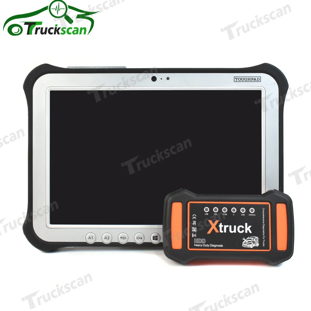 Multi-brands Xtruck Y009 HDD Diagnostic Tools for Truck Excavator Instrument Test with FZ-G1 Tablet