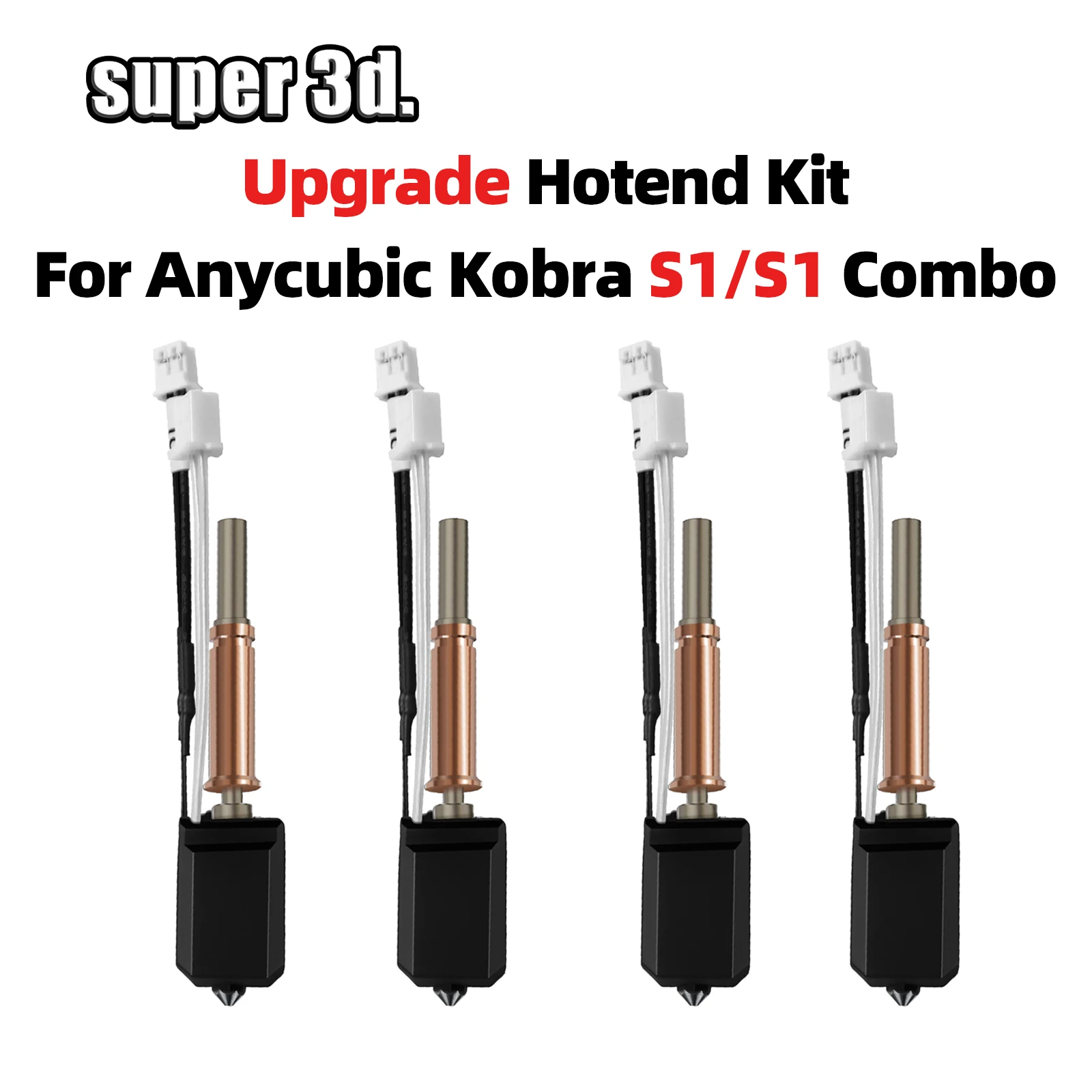 Heißer Verkauf: Anycubic Kobra S1 Hotend – Keramik-Upgrade-Hotend für Kobra S1 Combo Print Heat S1C 3D-Drucker, 200K schnelles Heizen, 320 ℃