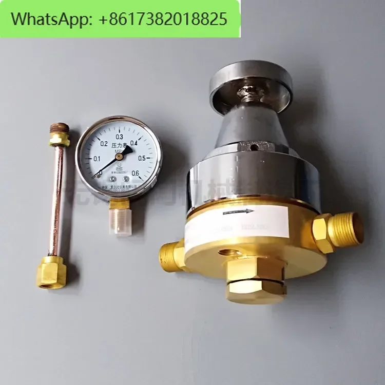 Steel mill special gas pressure reducing valve RQJ-4 RJQ-1 handwheel switch operation pressure gauge with copper tube brass