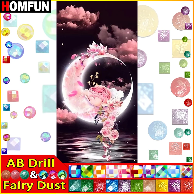 HOMFUN Fairy Dust AB Full Drill Diamond Painting 