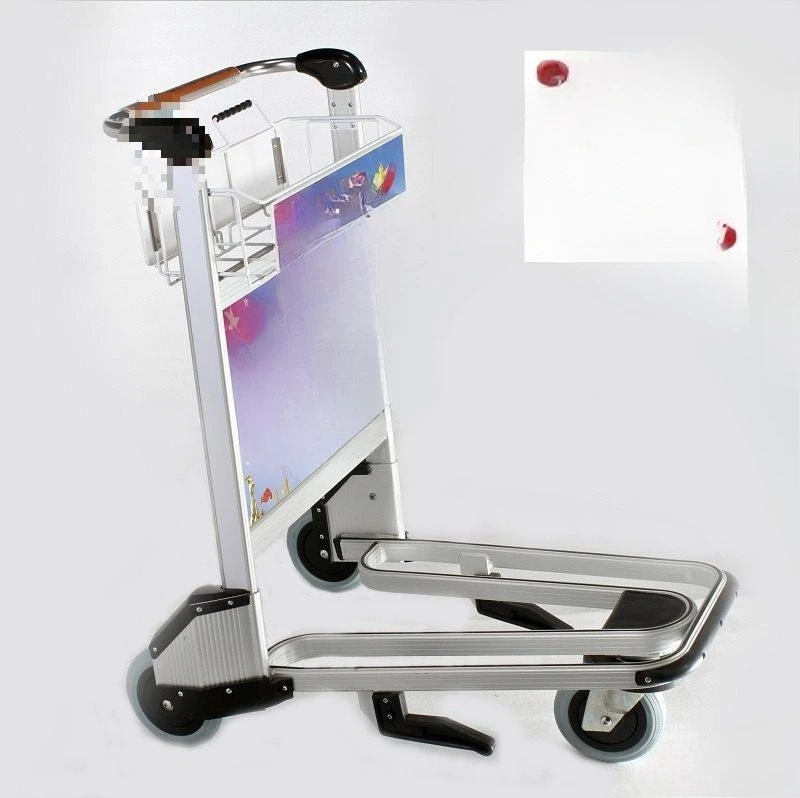 Airport luggage trolley, automatic handbrake hotel, high-speed rail passenger car