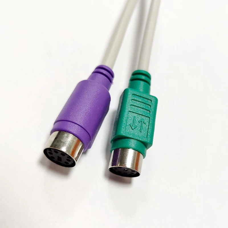 

1PC USB Male To PS/2 PS2 Female Converter Cable Cord Converter Adapter Keyboard