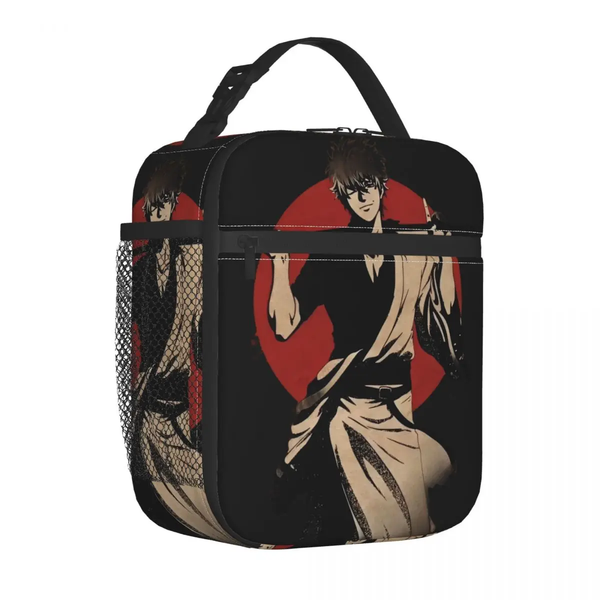 Gintama Adventure Samurai Insulated Lunch Bag Large Gintoki Reusable Cooler Bag Tote Lunch Box Office Picnic Food Storage Bags