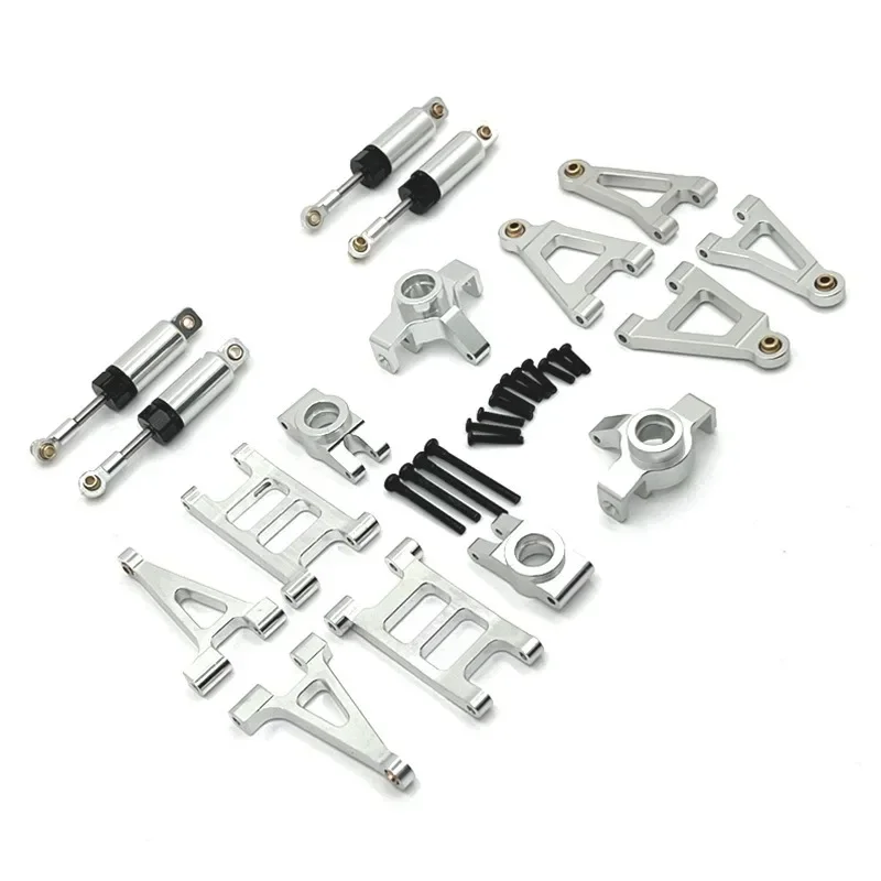 

MJX 14301 14302 14303 1/14 4WD RC Металлические детали для тюнинга: амортизатор, рулевая тяга