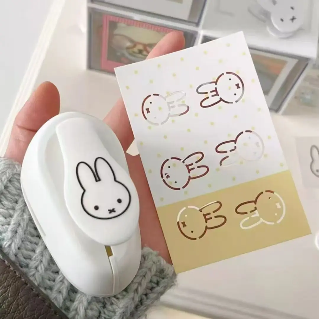 

Машинка для тиснения Kawaii Miffy в новом стиле, с милым мультяшным кроликом, для скрапбукинга, рукоделия, вырезания фигур, подарки на день рождения для девочек