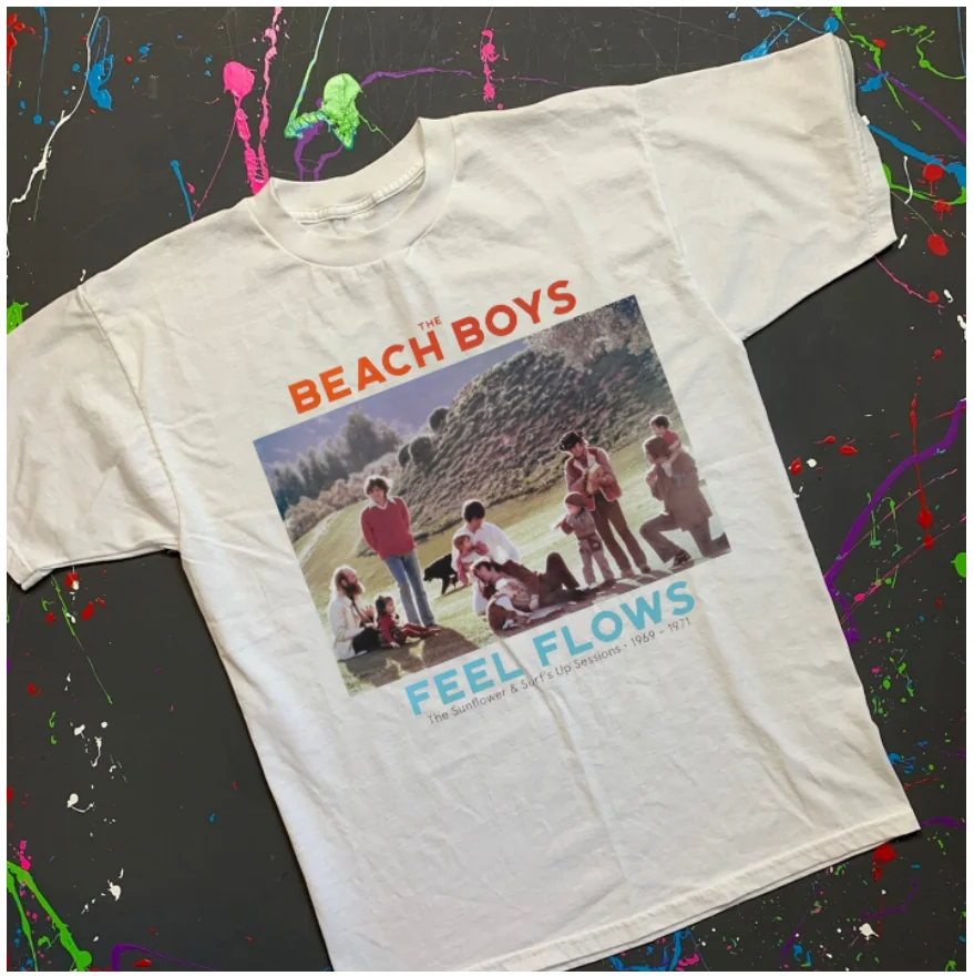 

The Beach Boys Feel Flows The Sunflower Graphic Retro 90s T-Shirt Gift Fan Music