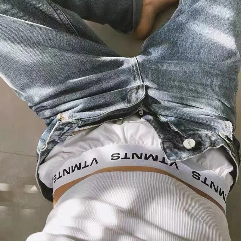 Luxury Inner Wear VT Logo Embroidery Men Underwear Vintage Shorts Underpant Boxers Cotton men Boxer Oversize Comfortable Panties