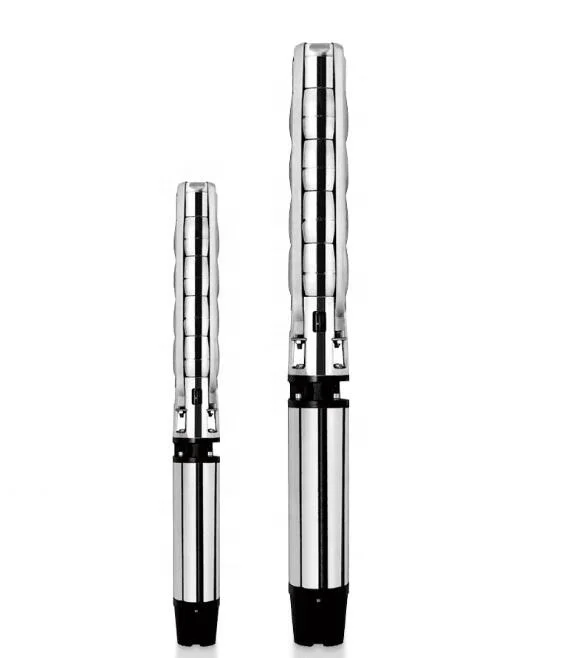 6inch 7.5HP Large Flow Electric High Pressure AC Stainless Steel Borehole Submersible Deep Well Pump for Irrigation
