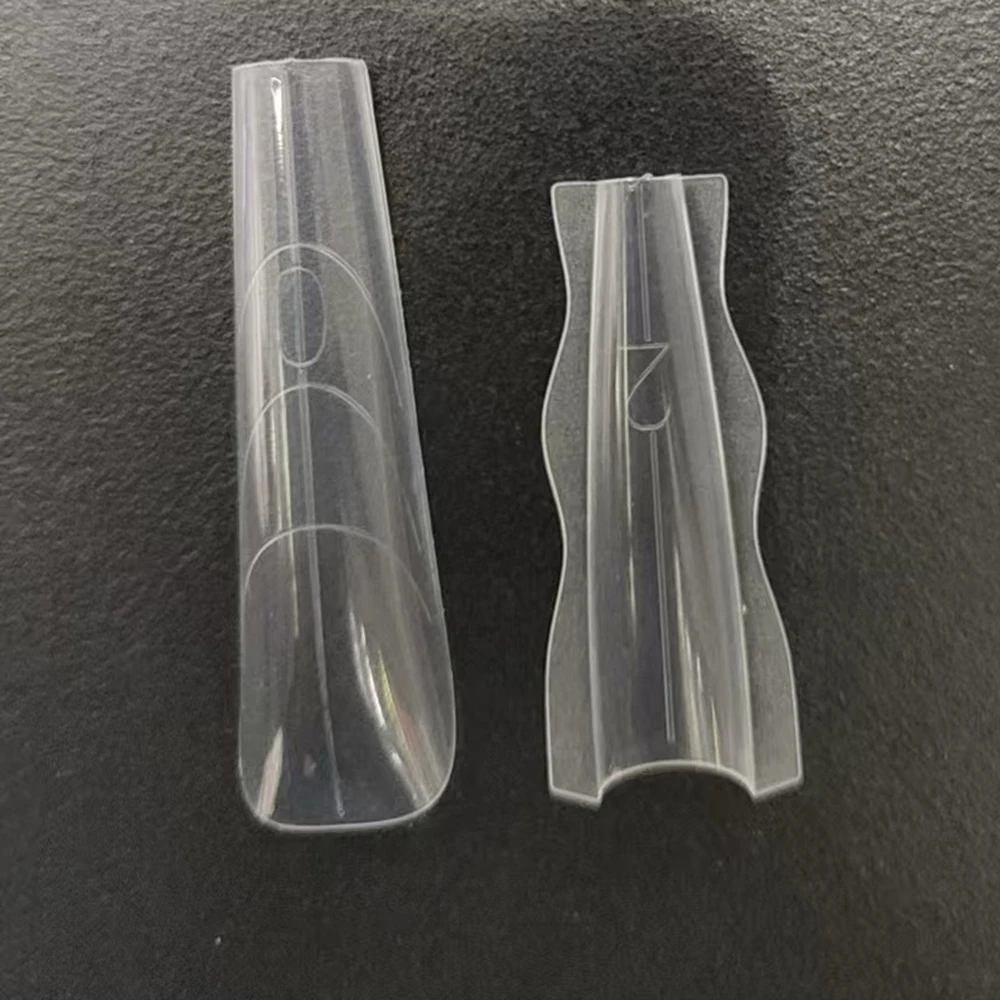 แบบฟอร์มทำเล็บคู่ 180 ชิ้น/กล่อง 15 ขนาด แบบผสม สำหรับต่อเล็บ แบบฟอร์มคู่ ทรงยาว ทรงโลงศพ ทรงอัลมอนด์ สำหรับทำเล็บมือและเล็บเท้า