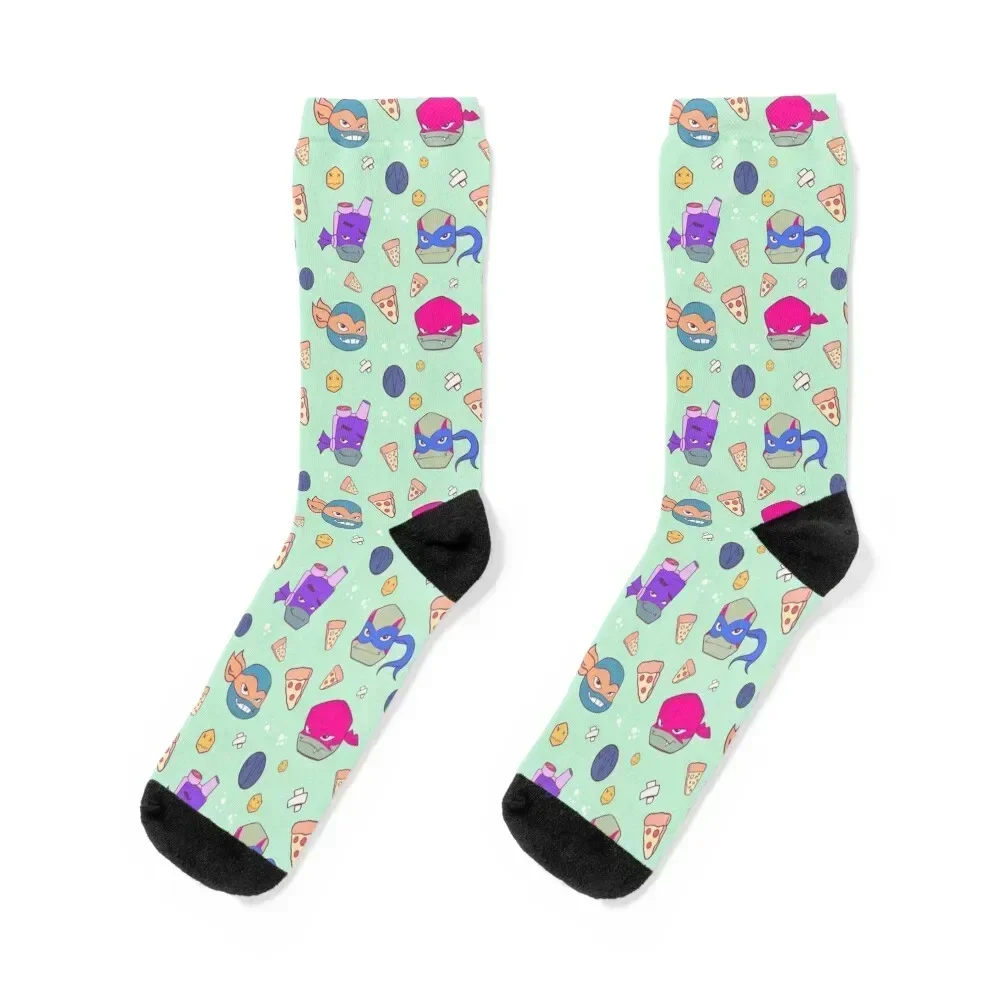 

Pizza Time Socks happy colored valentine gift ideas christmas stocking Socks Women Men's