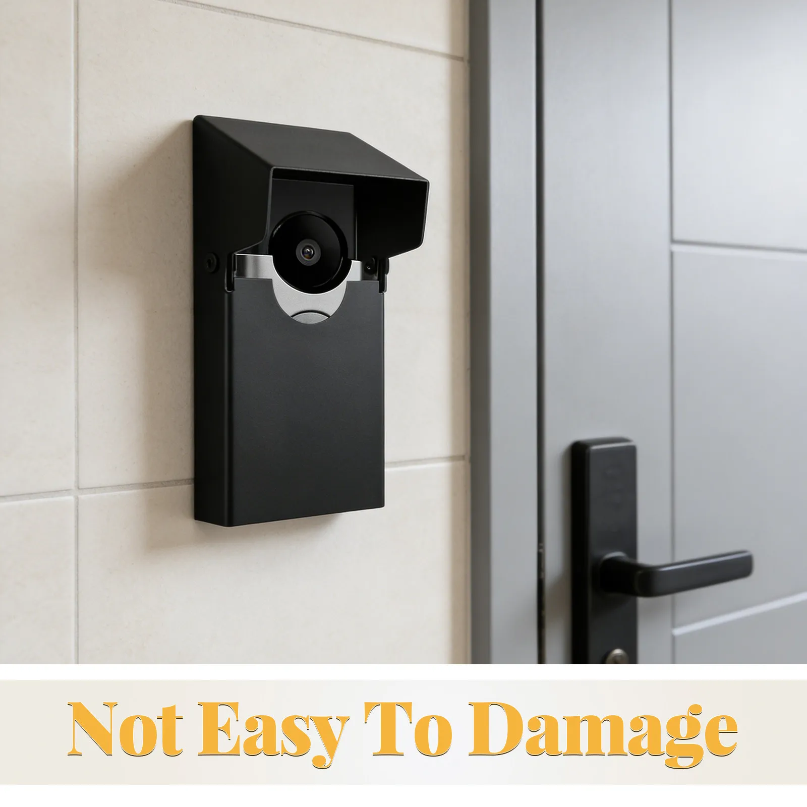 Outdoor Doorbell Rain Shield Universal Waterproof Dustproof Protective Cover Sunshade Guard for Video Doorbell Access Control