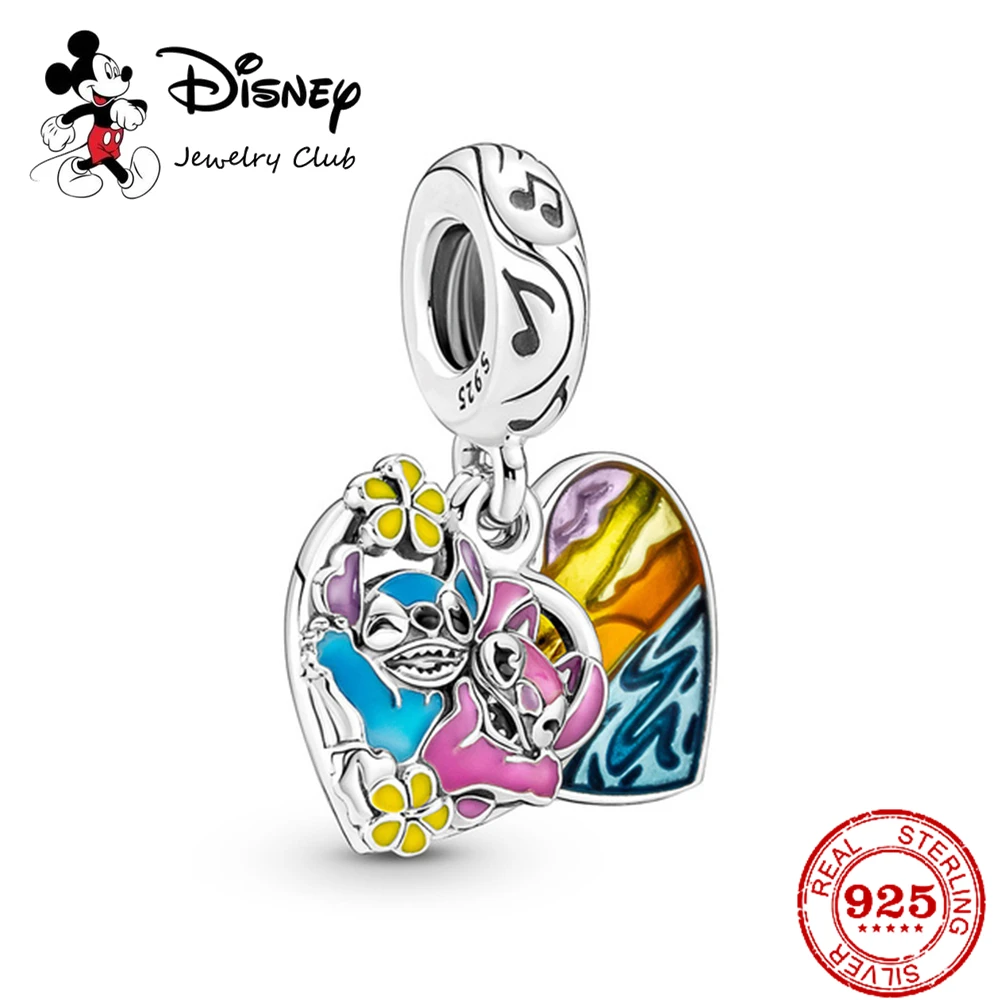 925 Sterling Silver Disney Mickey Charms Marvel Spider Rescuer Beads Fit Original Pandora Bracelet for Women DIY Making Jewelry