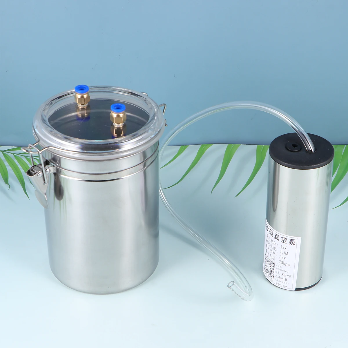 

2L Electric Machine Stainless Steel Suction Vacuum Pump Household Goat Sheep Household Milker Dairy Farm Pet Supplies