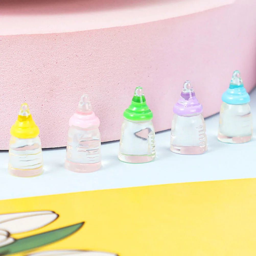 25 stuks fles decor baby shower partij gunst lichtgewicht miniatuur melkfles DIY aanbod tafel strooi decoraties