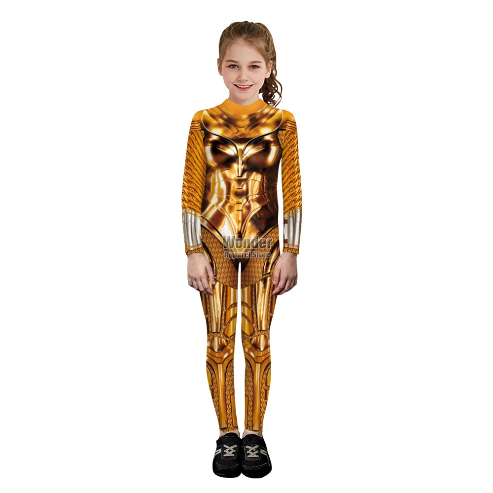 Boys Girls Punk Future Robot ET Machine 3D Printing Jumpsuit Kids Halloween Cosplay Costumes Party Role Playing Dress Up Outfit