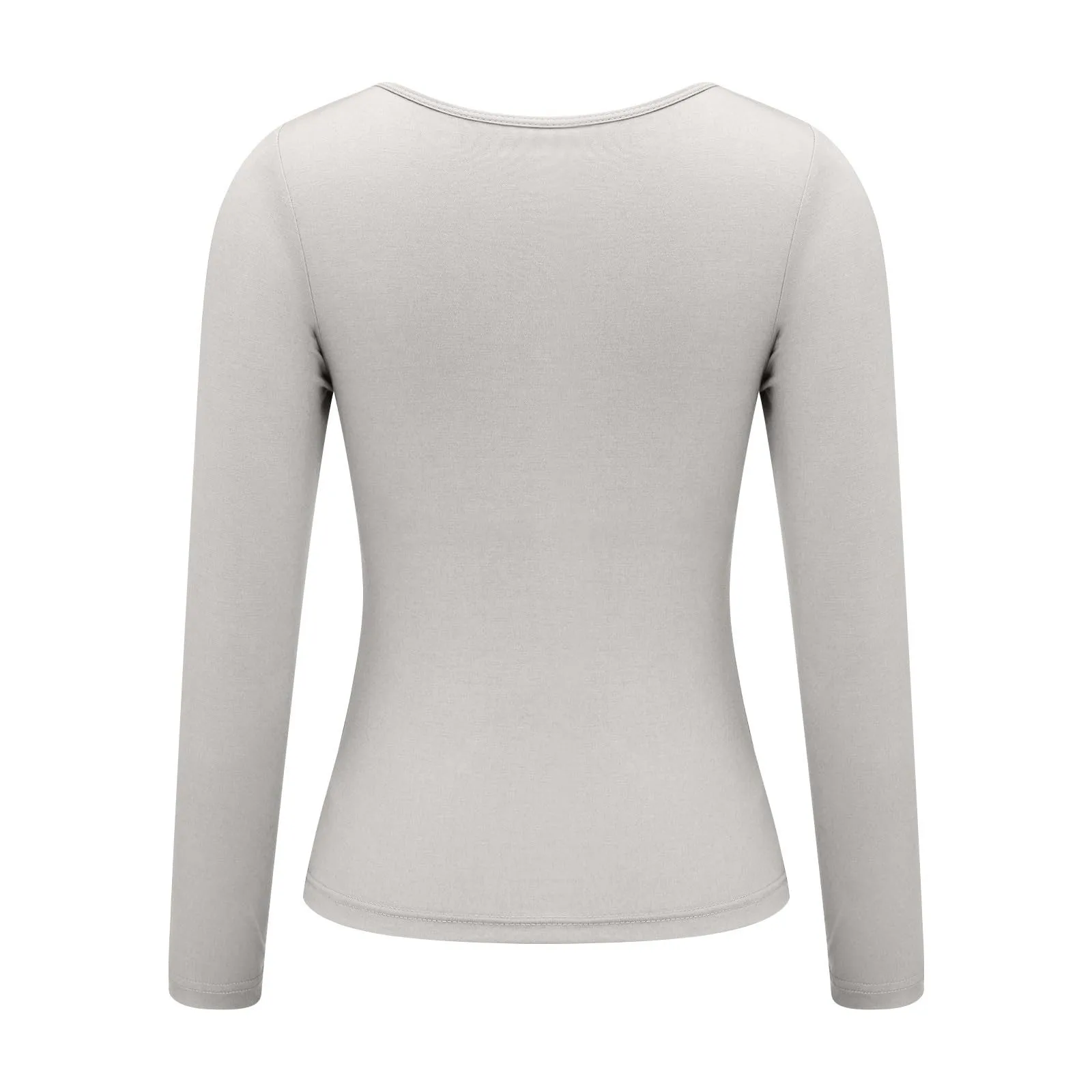Ladies Autumn Winter Modal Long Sleeves Shirt With Chest Pad Two-In-One Yoga Lingerie Bottoming Underwear With Built In Bra