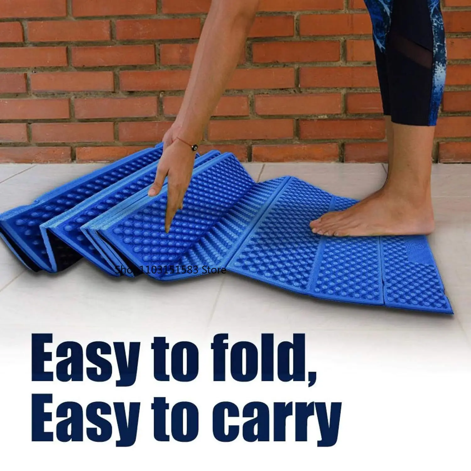 

Массажный коврик-подушка «Соты» 6-слойный из XPE для активного отдыха, походов, кемпинга, тренировок, парков, складной, для пикника, влагостойкий