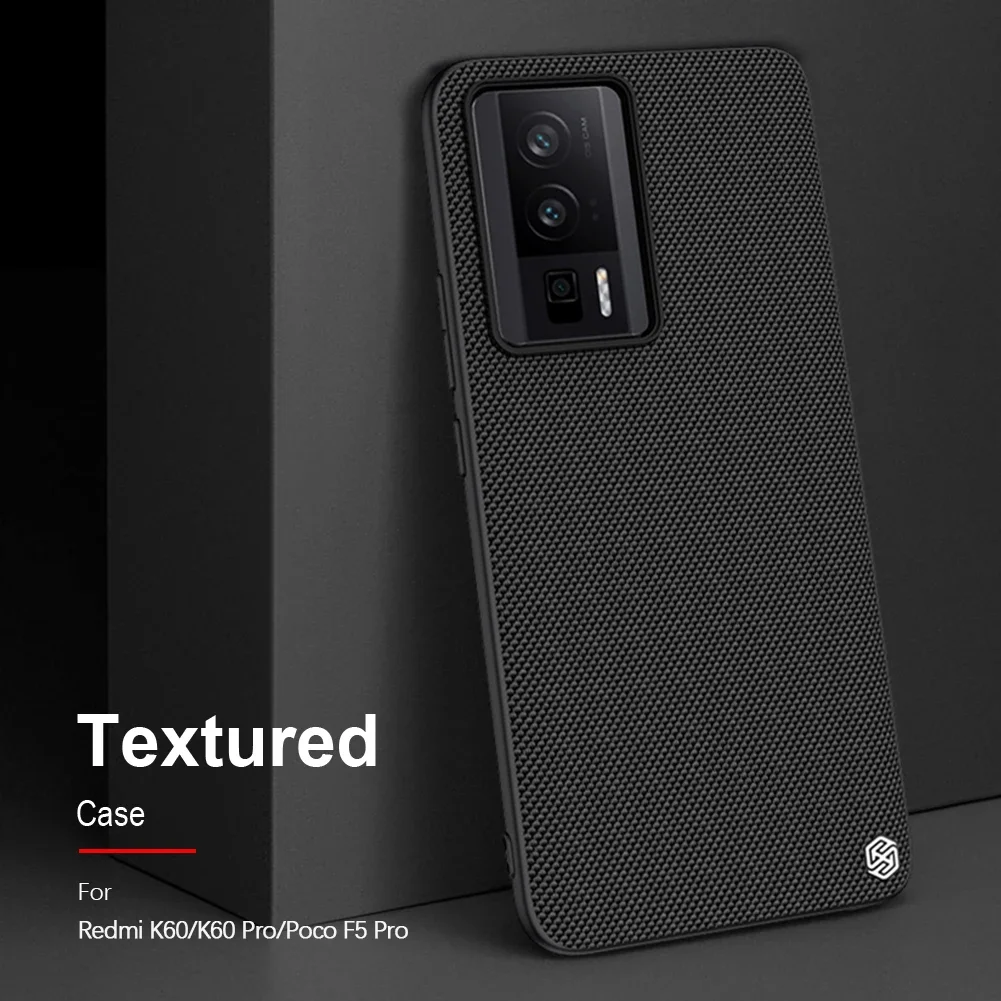 NILLKIN for Redmi K60E 5G Textured Case anti drop anti slide Nylon fiber cover Tough and wear-resistant