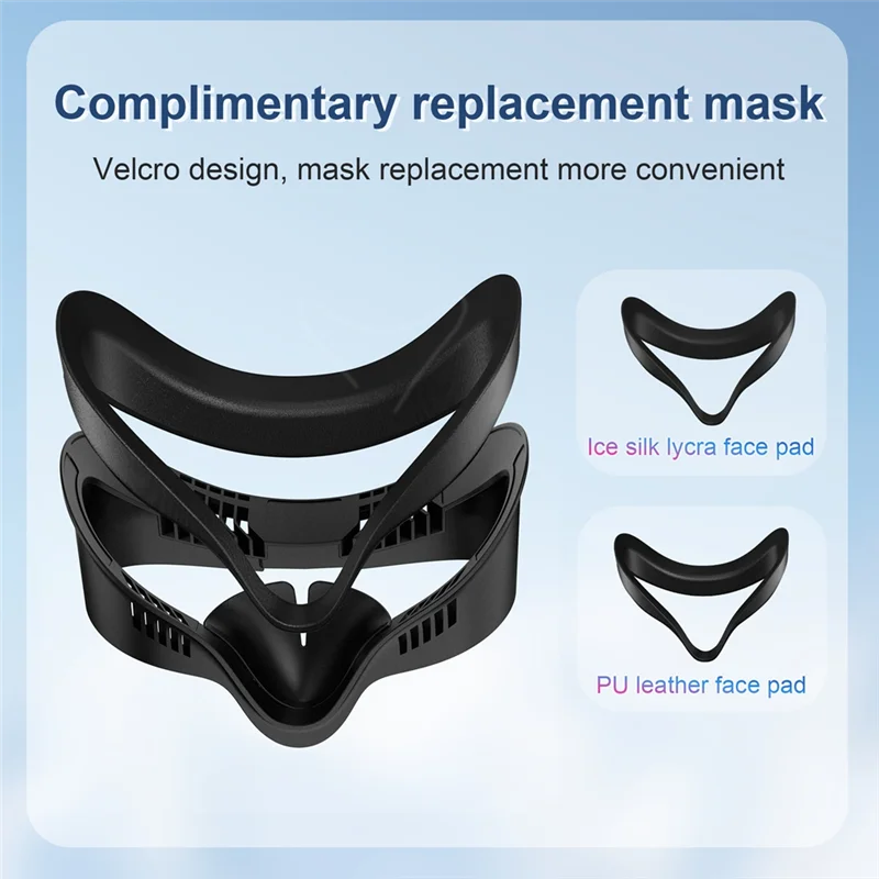 

AF91-Face Cover Pad With Cooling Fan Facial Interface With Cooling Fan With PU Face Cushion Pad For Meta Quest 3S