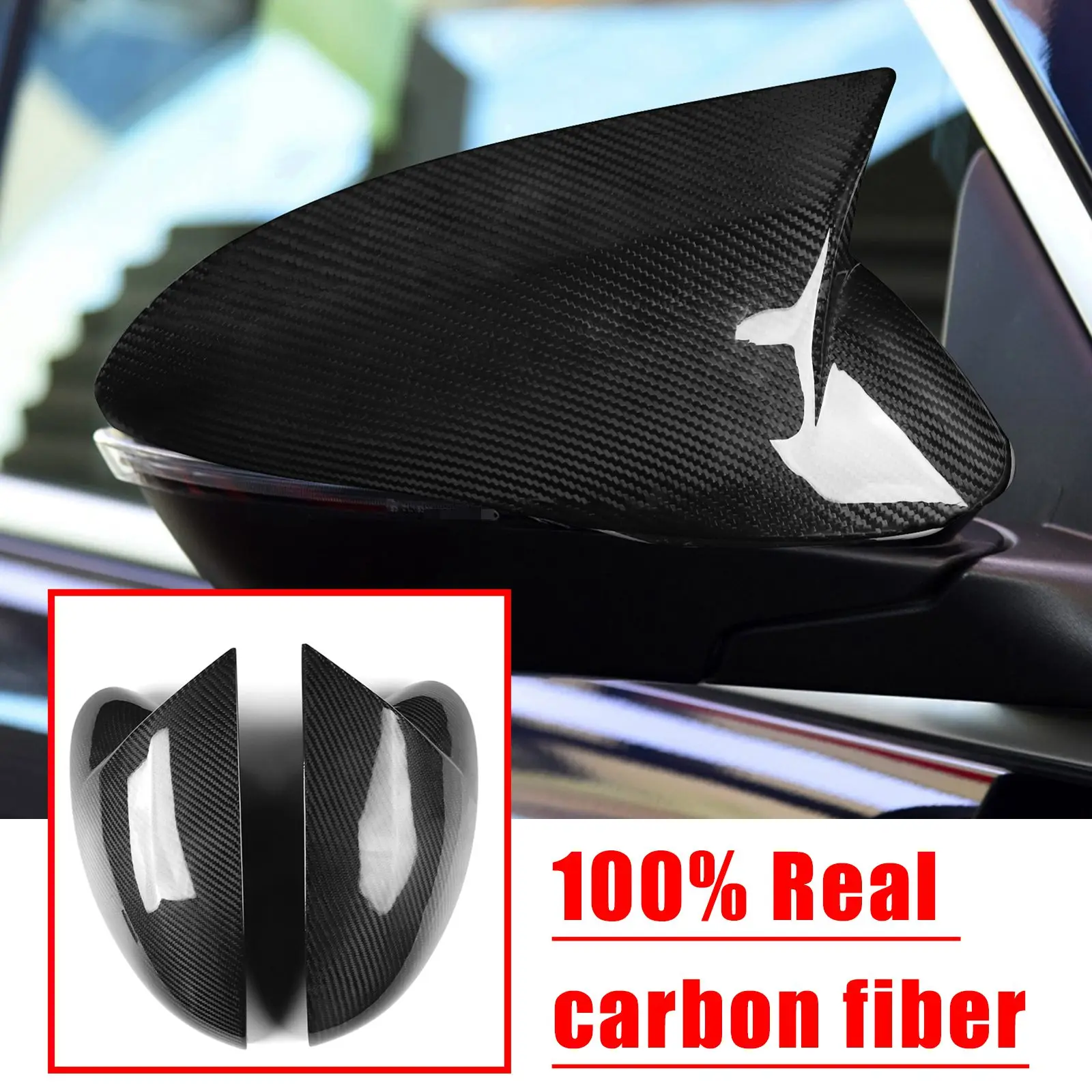 For Alfa Romeo Stelvio 2017-2024 Car Rearview Side Mirror Cover Wing Cap Exterior Sticker Door Rear View Case Trim