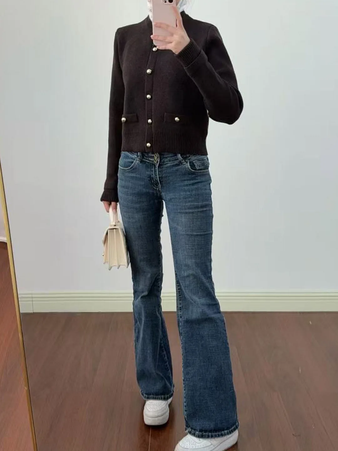 

Съемный вязаный кардиган с кружевным воротником, удлиненный, с открытыми рукавами, в нежном французском стиле, для ранней весны...