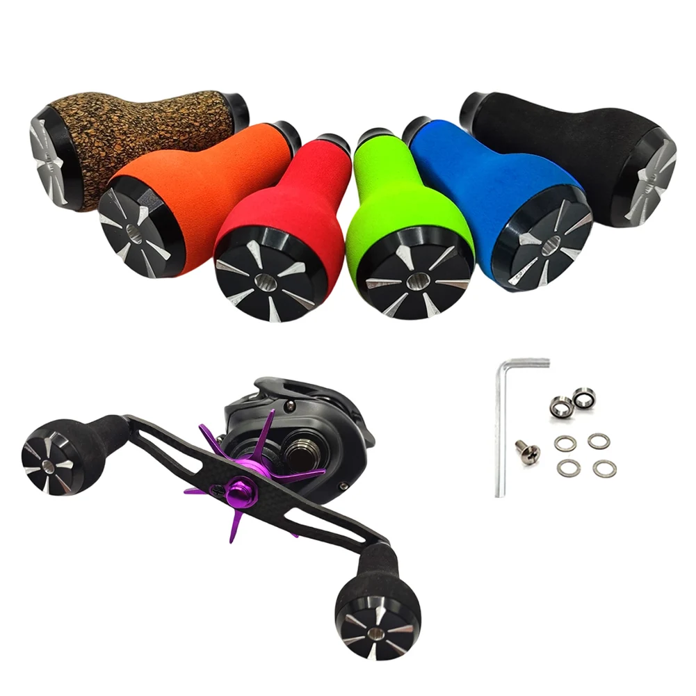 1/2 pçs novo carretel de pesca lidar com botão diy rocker parte para daiwa diy modificado spinnings/casting carretel de pesca lidar com botão aperto pílula