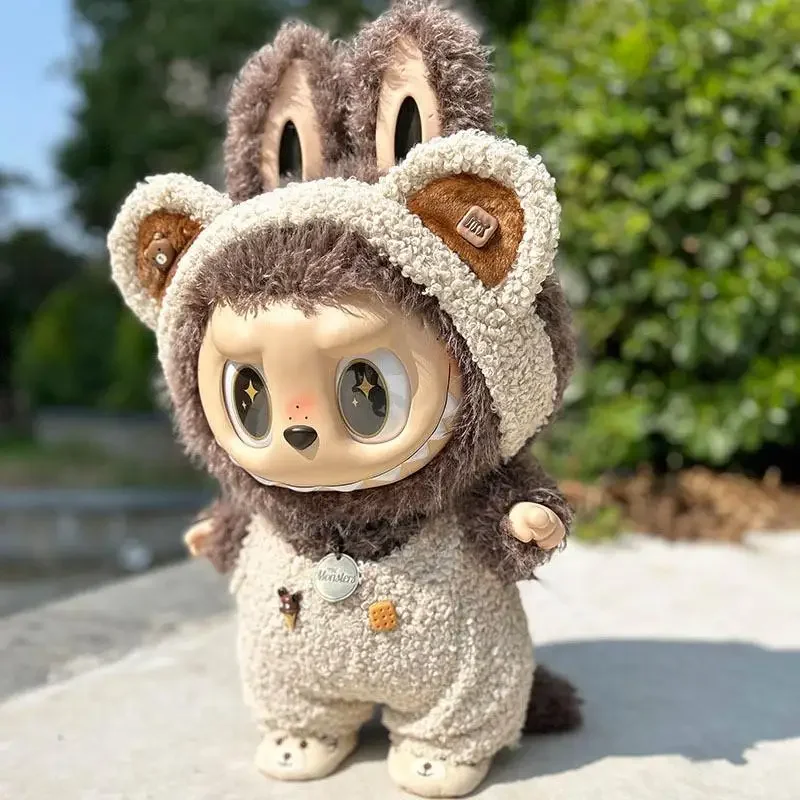 58cm Plush Doll'S Clothes Outfit Accessories For Korea Kpop Exo Labubu Idol for ZIMOMO doll circle bear onesie suit Clothing