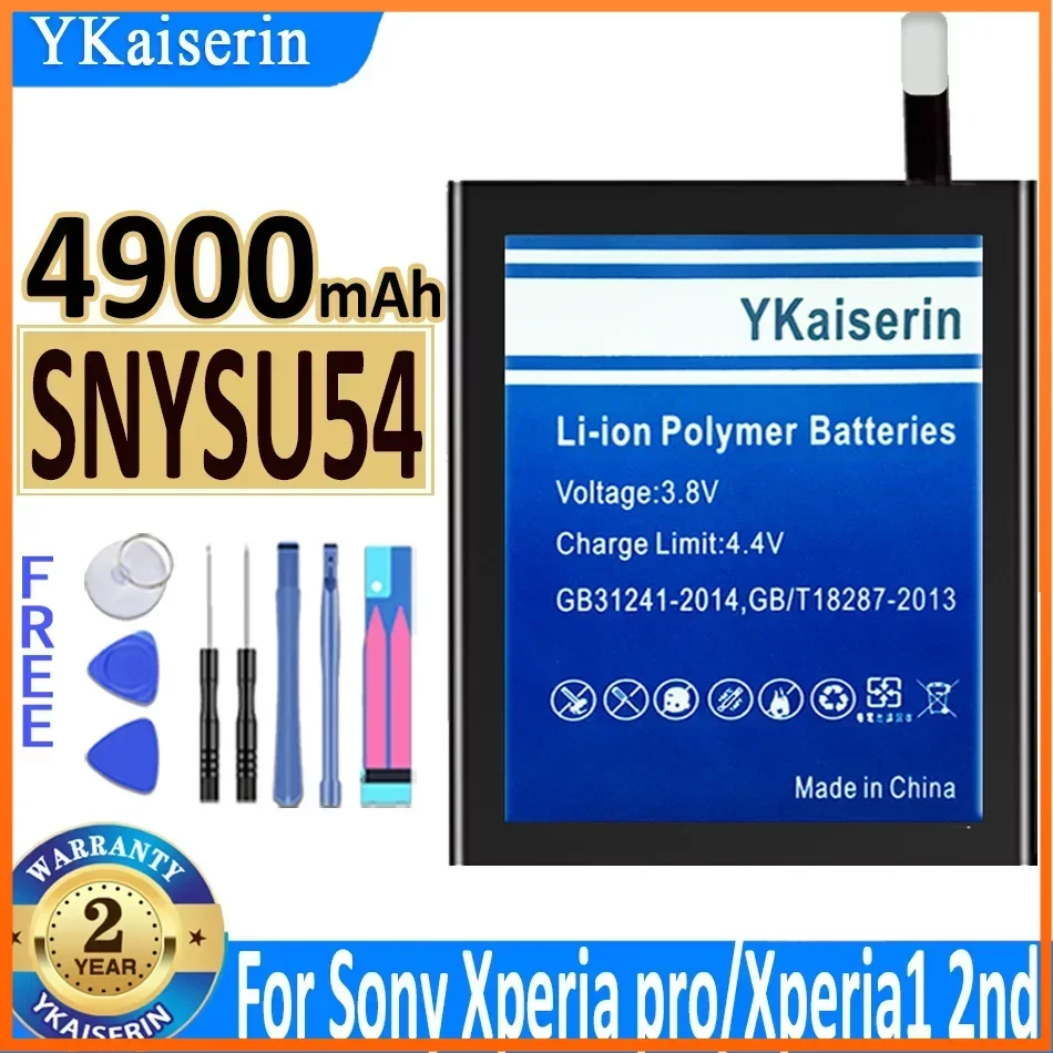 YKaiserin SNYSU54 Battery for Sony Xperia 1 II Xperia Pro/Xperia1 2nd/Xperia5 2nd/Xperia 5/Xperia 5ii 4900mAh Phone Batteries